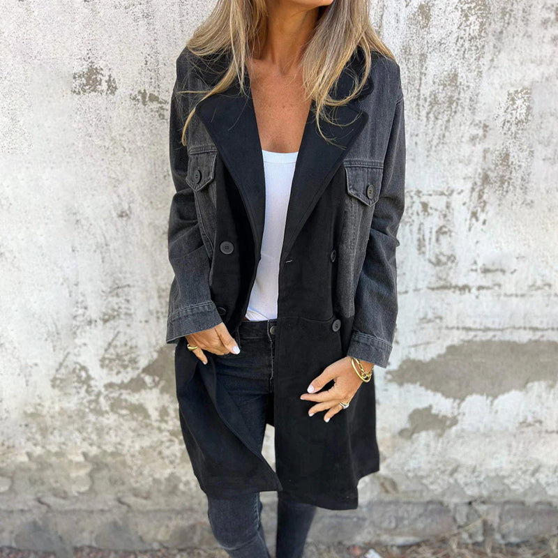 Manteau en jean élégant et stylé