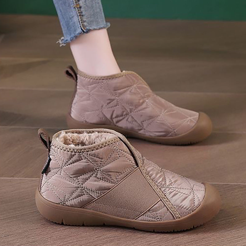Bottines d'hiver pour femmes, chaudes et imperméables