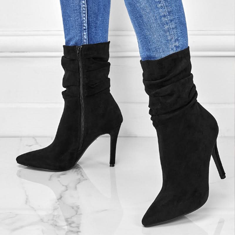 Élégantes bottes femme à talon haut