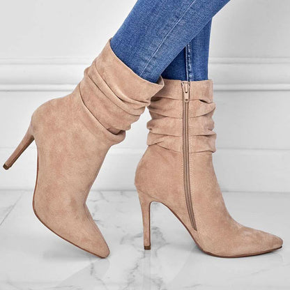 Élégantes bottes femme à talon haut