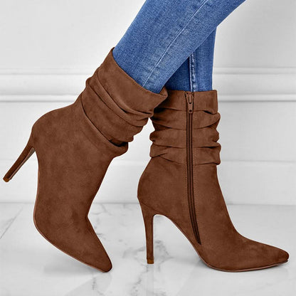 Élégantes bottes femme à talon haut