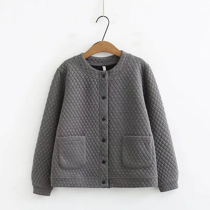 Gilet grande taille printemps à carreaux