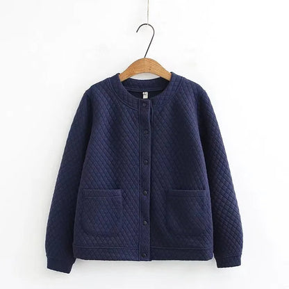 Gilet grande taille printemps à carreaux