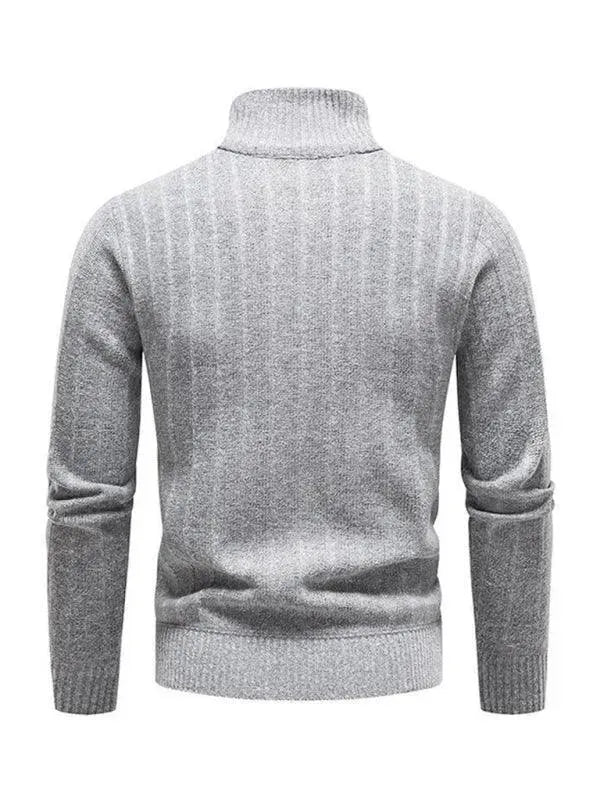 Herren Pullover Reißverschluss Modern - IdealeKleiden