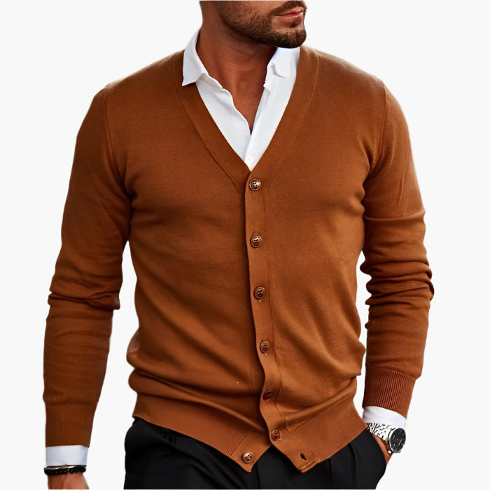 Cardigan chic col en V Élegance