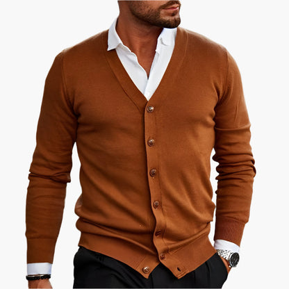 Cardigan chic col en V Élegance