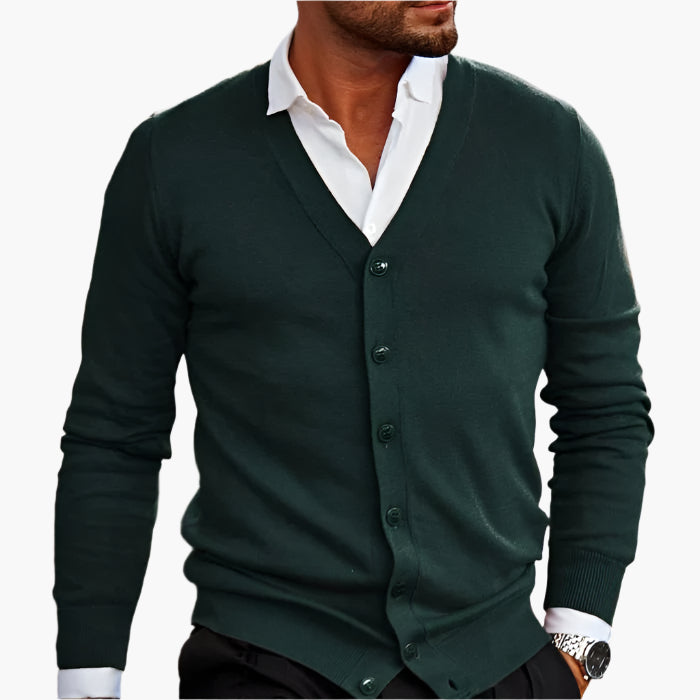 Cardigan chic col en V Élegance