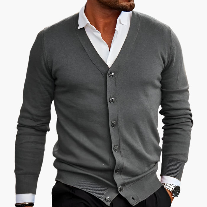 Cardigan chic col en V Élegance