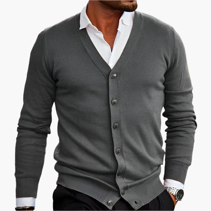 Cardigan chic col en V Élegance
