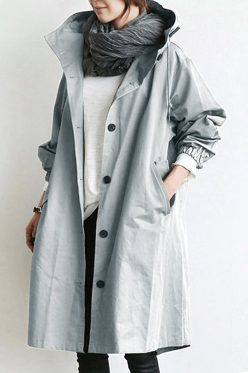 Veste coupe-vent femme à capuche