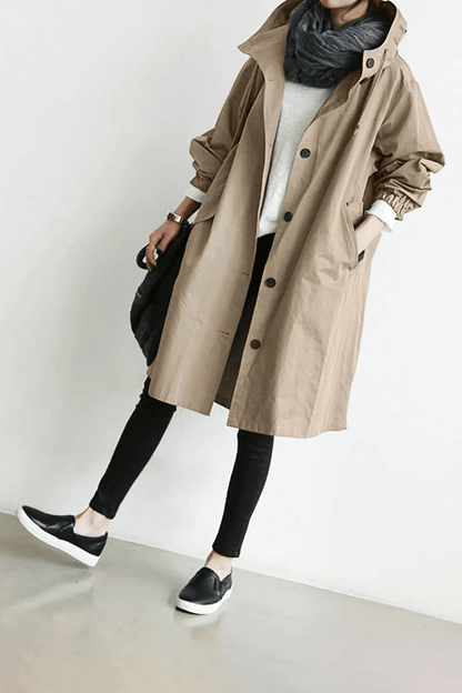Veste coupe-vent femme à capuche
