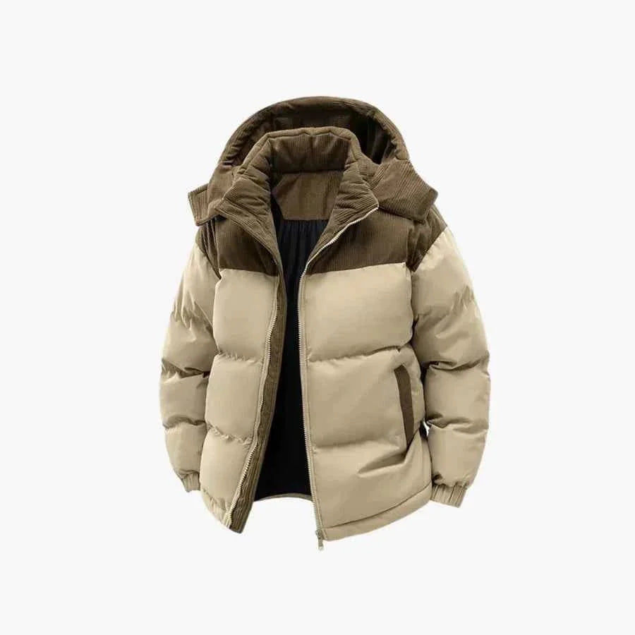 Herren Steppjacke Warm Isoliert - IdealeKleiden