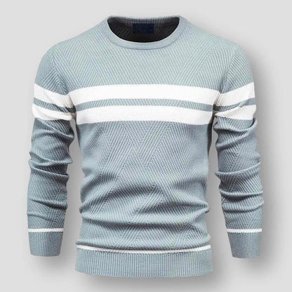 Pull homme stylé à rayures