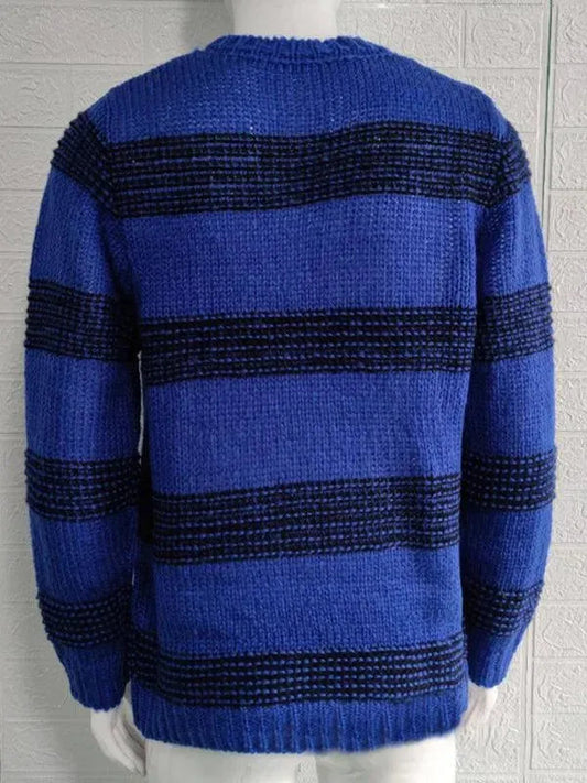Herren Pullover Rundhals Modern - IdealeKleiden