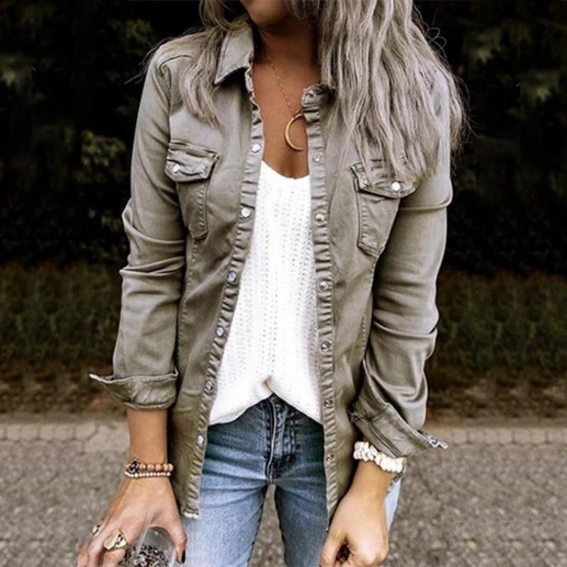 Veste en jean pour femme Confortable et stylée