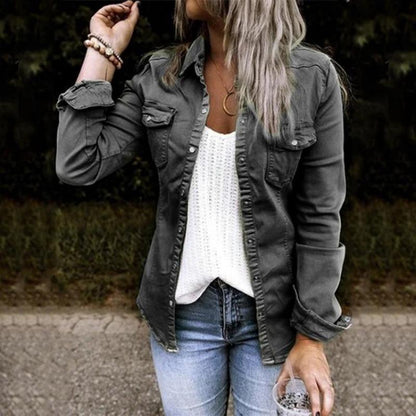 Veste en jean pour femme Confortable et stylée