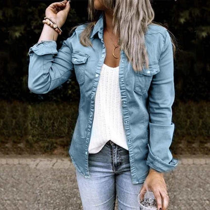 Veste en jean pour femme Confortable et stylée