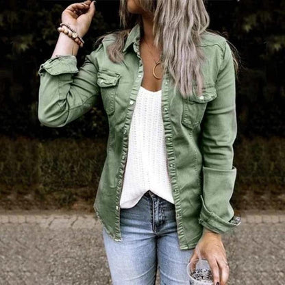 Veste en jean pour femme Confortable et stylée