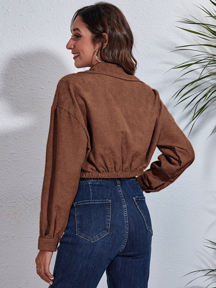 Modische Damenjacke - Vielseitig und Bequem - IdealeKleiden