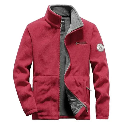 Veste élégante pour homme, polaire chaude, hiver