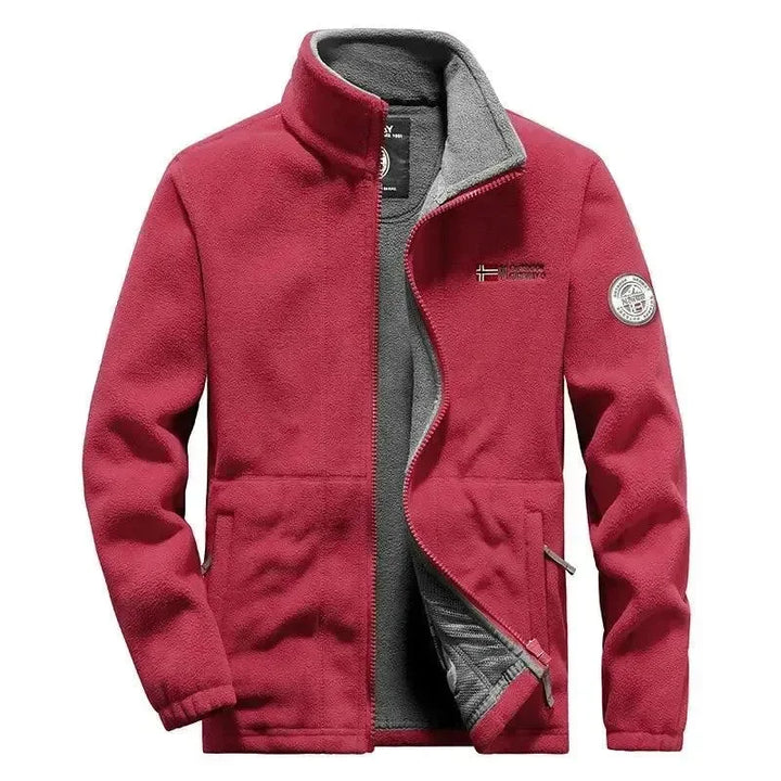 Veste élégante pour homme, polaire chaude, hiver