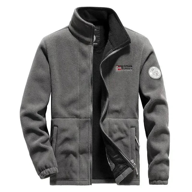 Veste élégante pour homme, polaire chaude, hiver