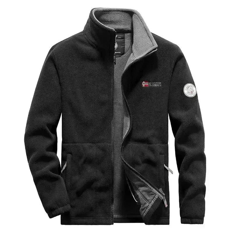 Veste élégante pour homme, polaire chaude, hiver