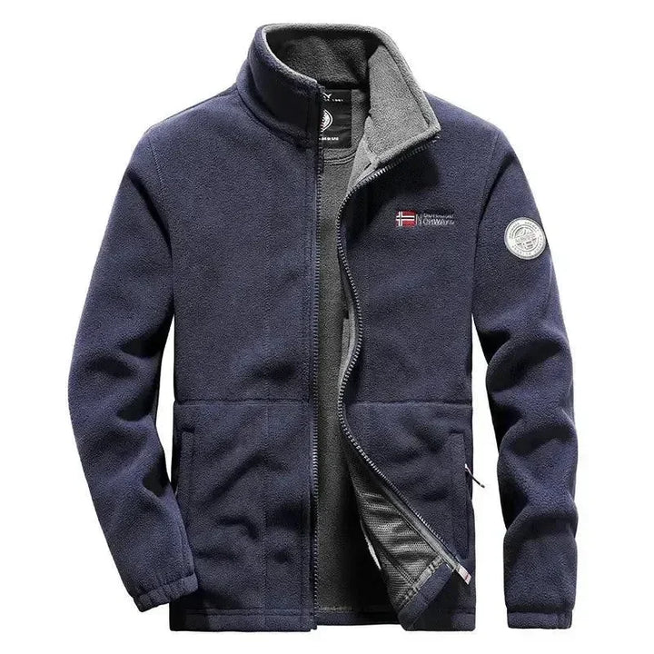 Veste élégante pour homme, polaire chaude, hiver