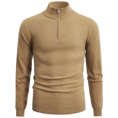 Pull homme stylé moderne demi-zippé