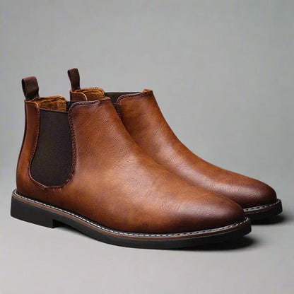 Bottines Chelsea en cuir élégantes pour homme