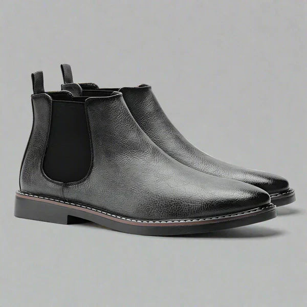 Bottines Chelsea en cuir élégantes pour homme