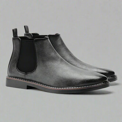 Bottines Chelsea en cuir élégantes pour homme