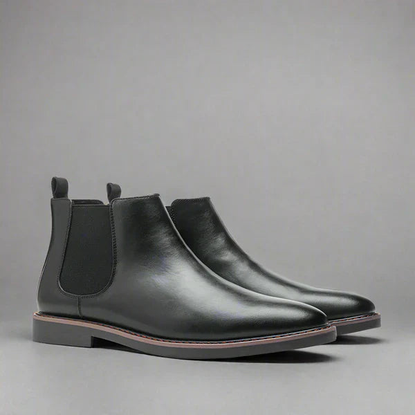 Bottines Chelsea en cuir élégantes pour homme