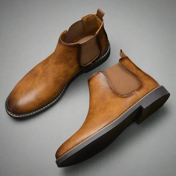 Bottines Chelsea en cuir élégantes pour homme