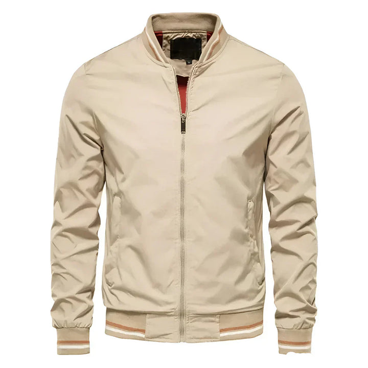 Blouson aviateur homme zippé sport décontracté