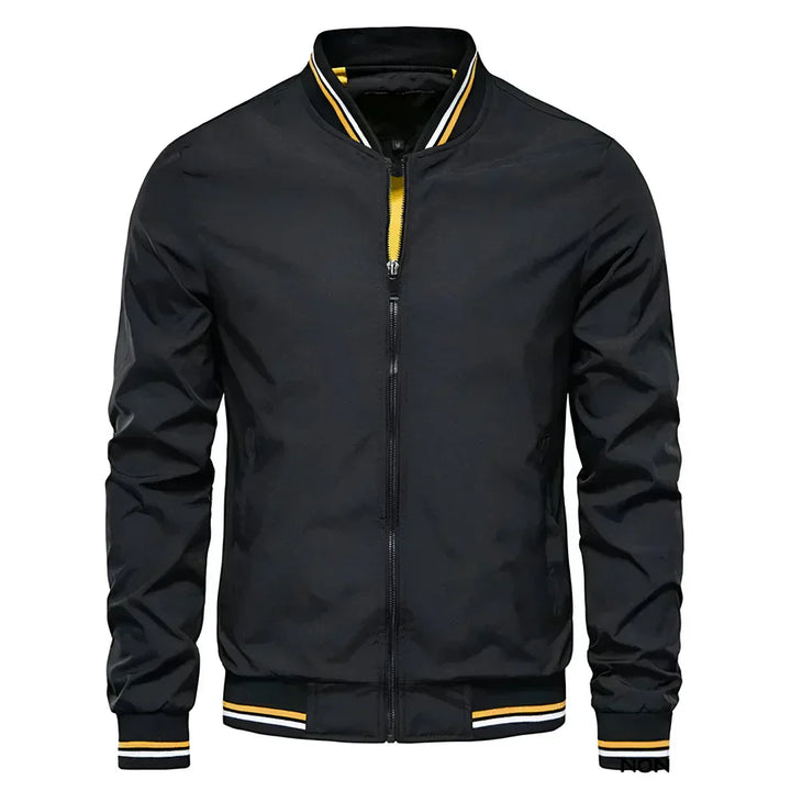 Blouson aviateur homme zippé sport décontracté
