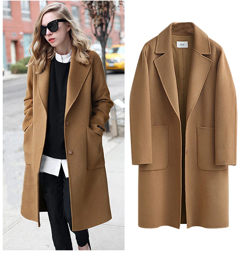 Veste longue élégante pour femme
