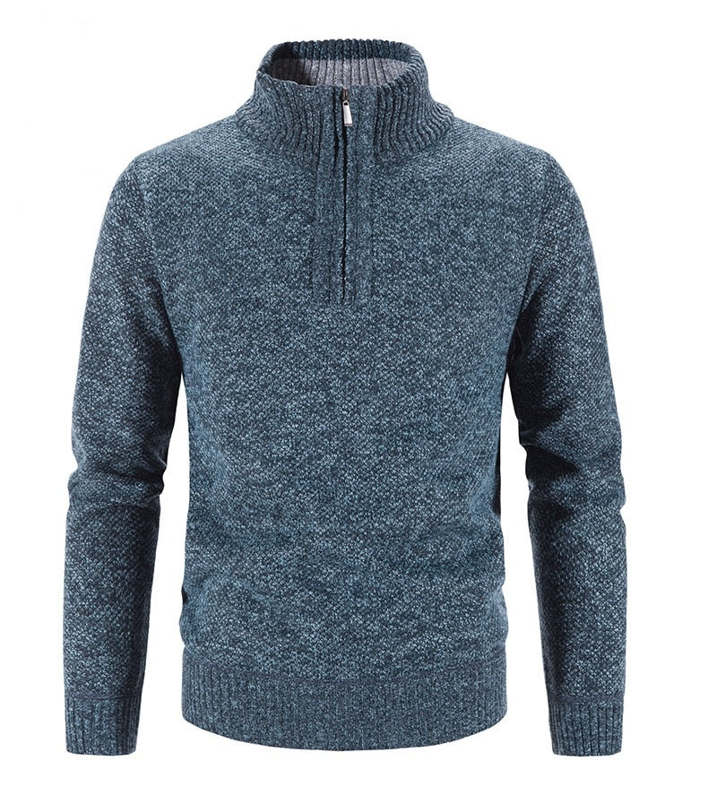 Pull homme stylé avec demi-zip
