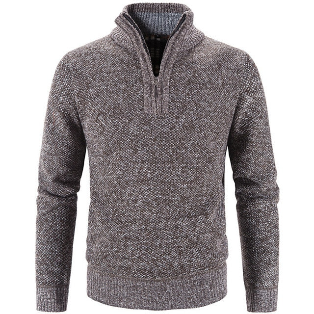 Pull homme stylé avec demi-zip