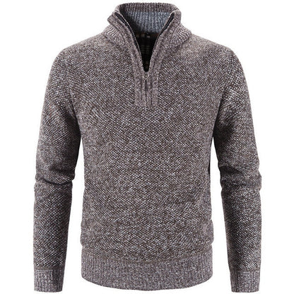 Pull homme stylé avec demi-zip