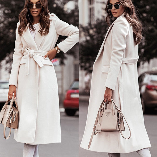 Stylische Damenwinterjacke Lang & Warm - IdealeKleiden