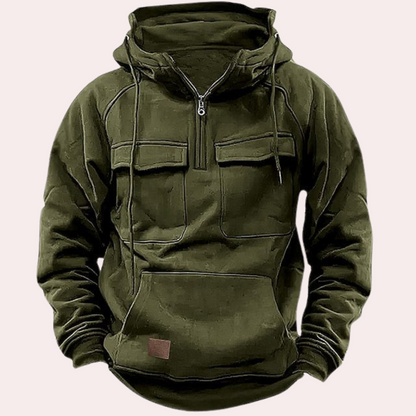Sweat à capuche élégant pour homme - Hiver