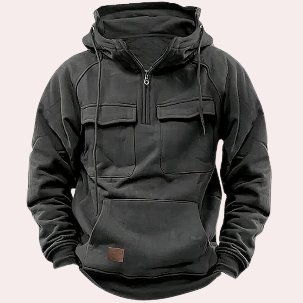 Sweat à capuche élégant pour homme - Hiver