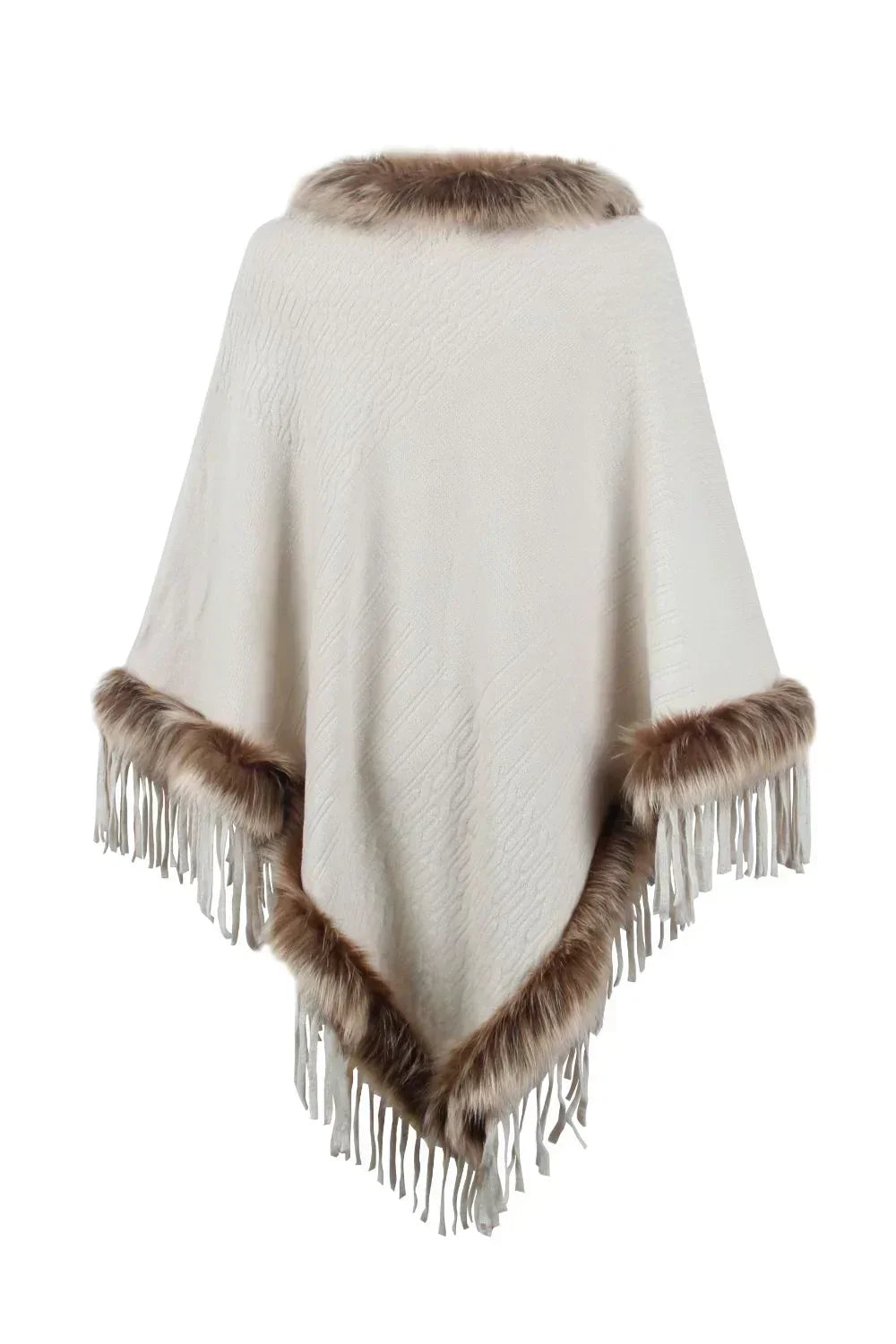 Poncho d'hiver élégant pour femmes