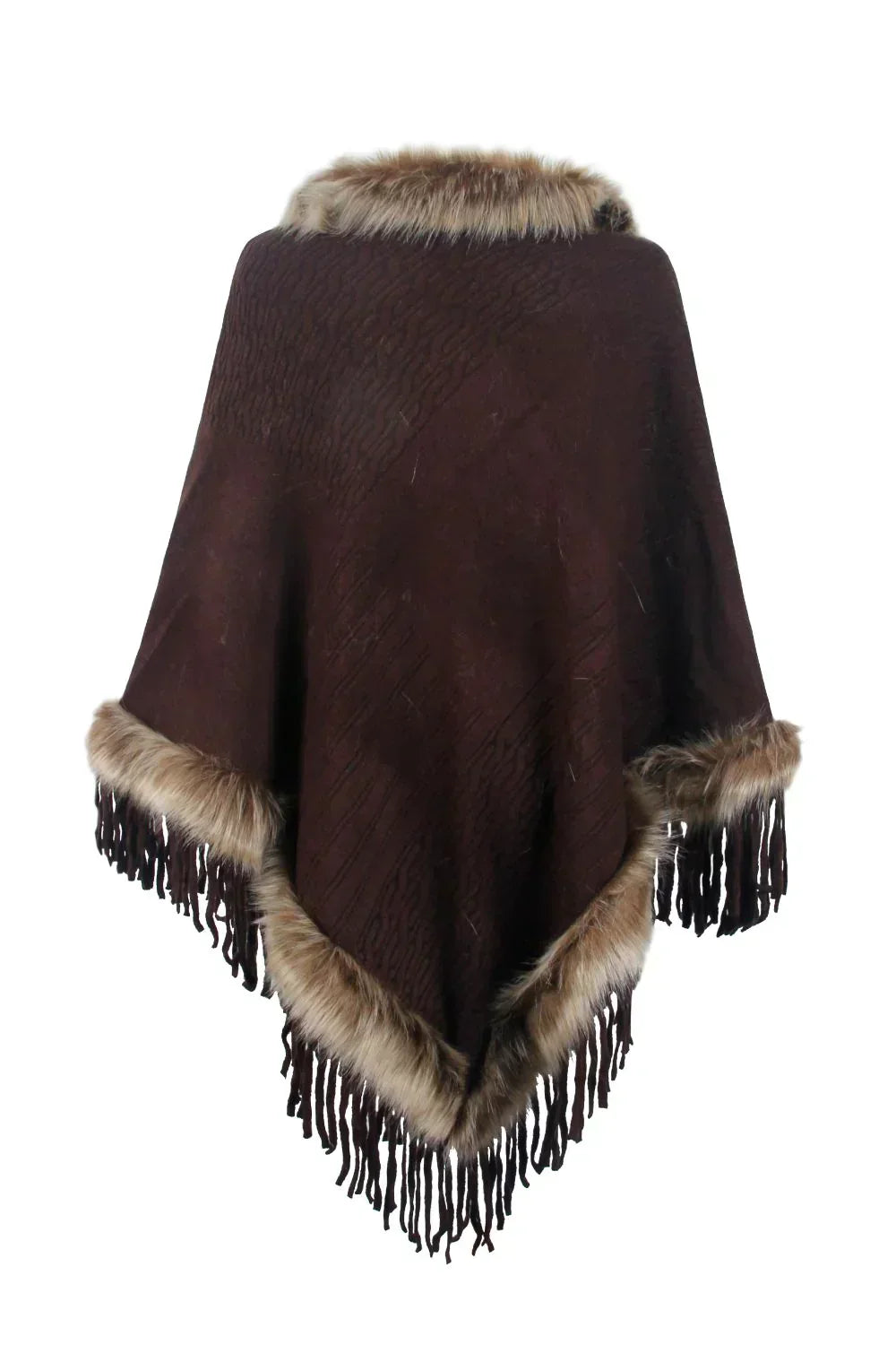 Poncho d'hiver élégant pour femmes