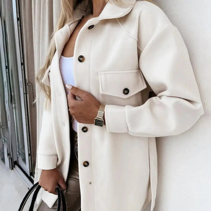 Damen Slimfit Jacke Frühling Trendy Style - IdealeKleiden