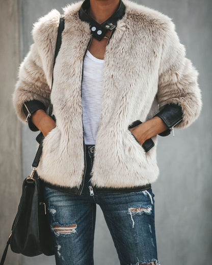 Veste d'hiver élégante pour femme Chaude Confortable