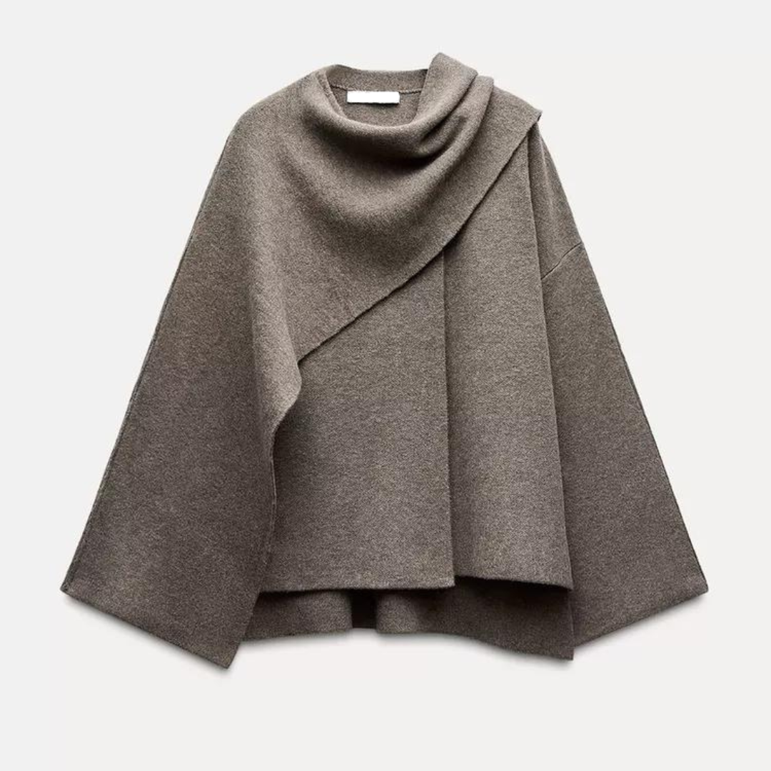 Poncho d'hiver élégant pour femme