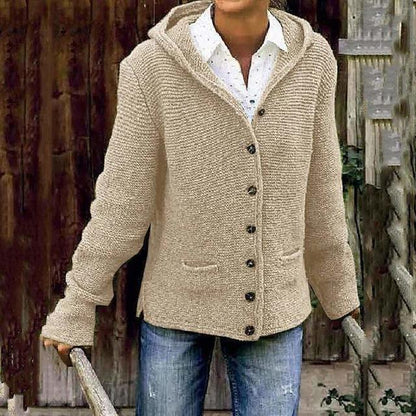 Cardigan d'hiver élégant femme moderne