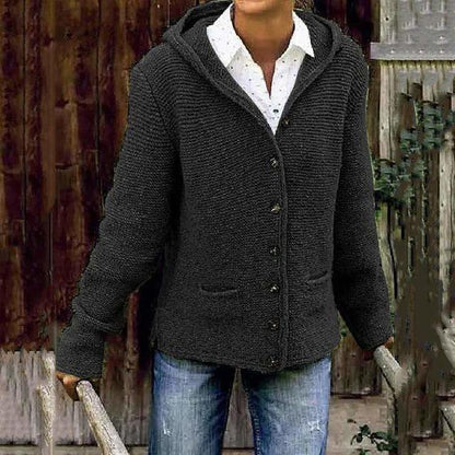 Cardigan d'hiver élégant femme moderne